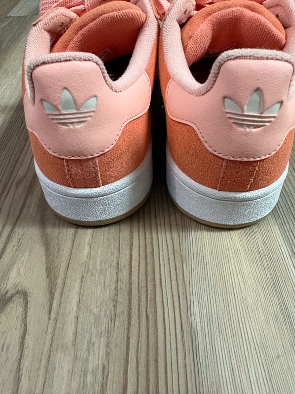 Adidas Campus Coral Suede Sneakers Sz 9 - Picture 4 of 7